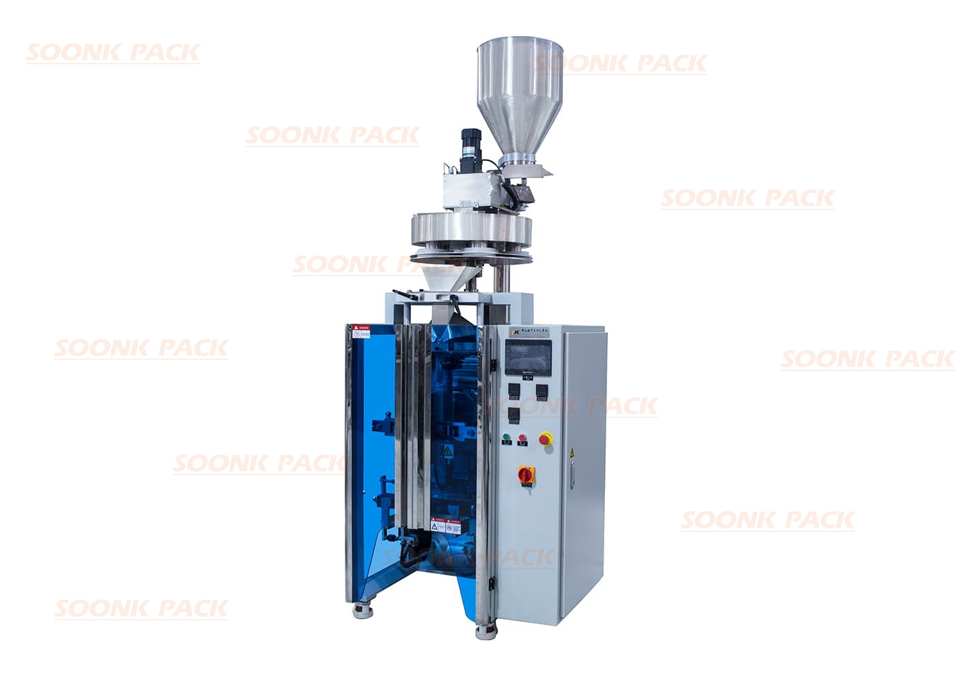 High Efficient Gusset Bag Snacks Packing Machine