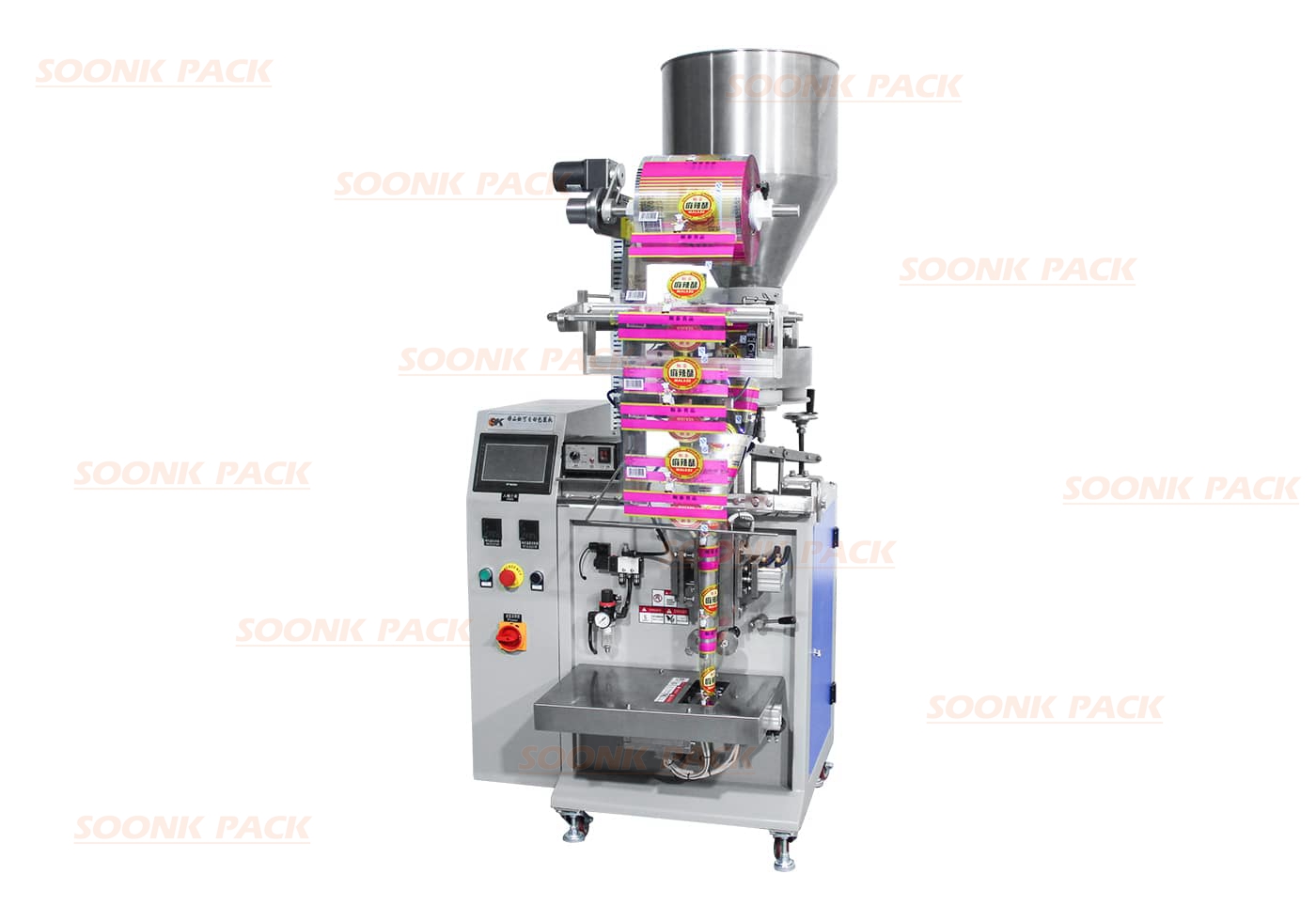 Onion Crisp Automatic Packaging Machine With Volumetric Measuring Cup