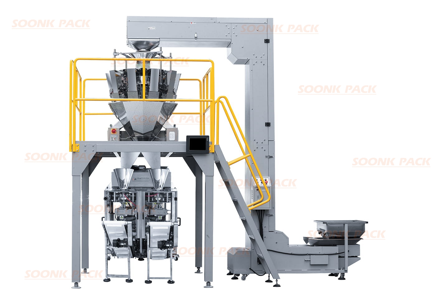 High Speed Automatic Pouch Twin Packing Machine for Food