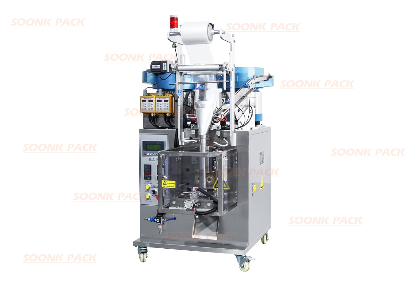 Double Vibration Plates Screw Counting Packing Machine