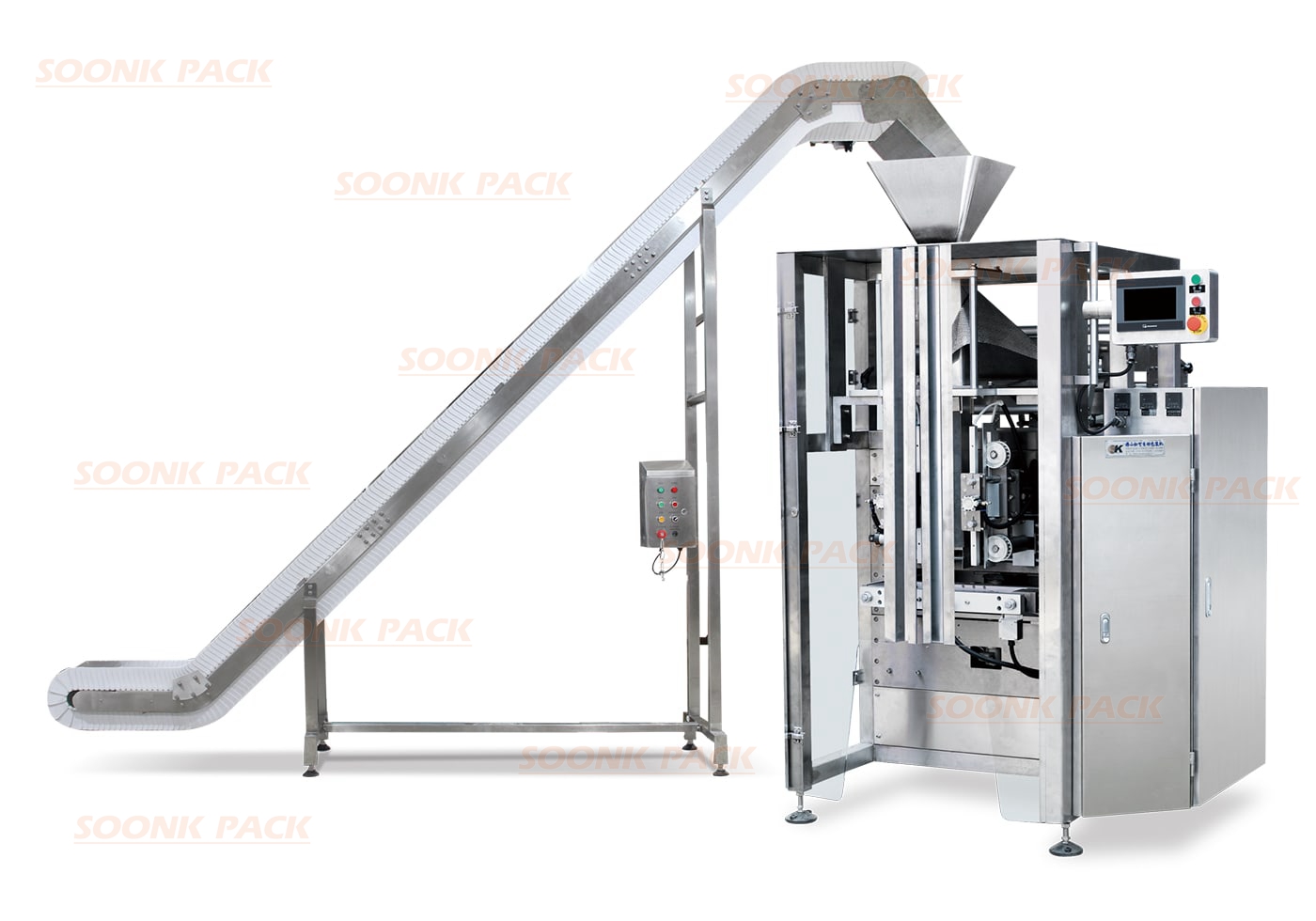 Quad Seal Bag High Precision Small Bag Into Big Bag Packing Machine
