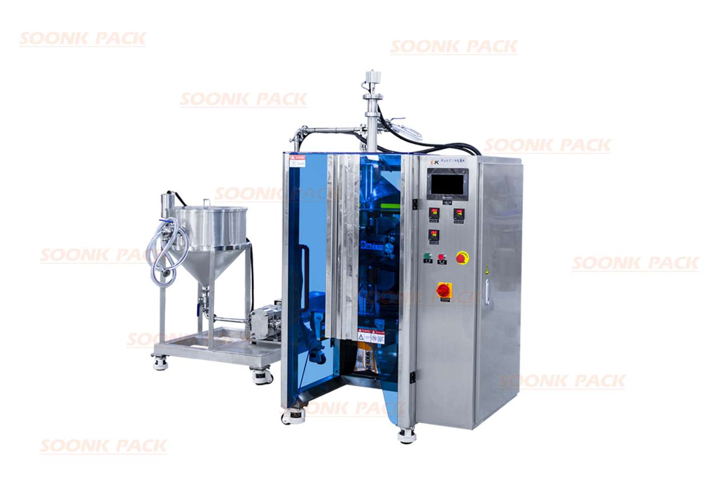 500G 1000G Automatic Liquid Packing Machine For Pure Liquid Coconut Milk Water Packaging Machine Factory Price